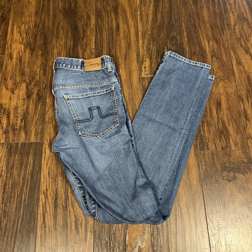 J.‎ LINDEBERG Jay Blue Jeans Men's W30/L34 Blue Slim Fit Mid Rise